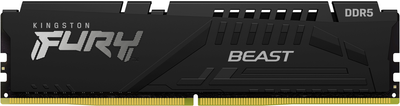 Оперативная память Kingston Fury Beast DDR5-6000 8192MB PC5-48000 Black (KF560C30BBE-8)