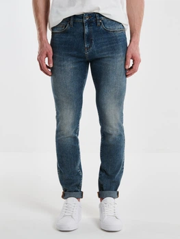 Jeansy slim fit męskie Big Star Ervad W28L32 Granatowe (5900714709440)