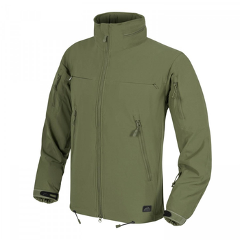 Куртка Helikon-Tex Cougar Qsa + Hid - Soft Shell Windblocker, Olive green XS/Regular (KU-CGR-SM-02)