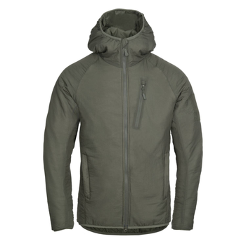 Куртка Helikon-Tex WOLFHOUND Hoodie® - Climashield® Apex 67g, Alpha green L/Regular (KU-WLH-NL-36)