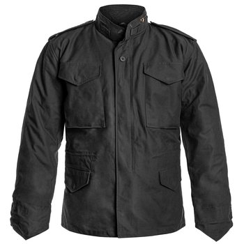 Куртка Helikon-Tex M65 - NyCo Sateen, Black 3XL/Regular (KU-M65-NY-01)