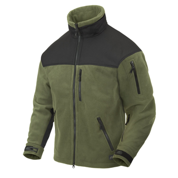 Куртка Helikon-Tex CLASSIC ARMY - Fleece Windblocker, Olive green/Black 3XL/Regular (BL-CAF-FM-16)