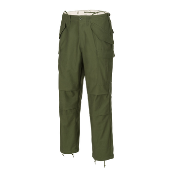 Штани Helikon-Tex M65 - NyCo Sateen, Olive green L/Regular (SP-M65-NY-02)