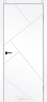 Міжкімнатні двері StilDoors AURA 2000*700 Білий Мат