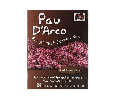 Чай з Пау Дарко NOW Foods (Pau D'Arco) 24 пакетики NOW04233