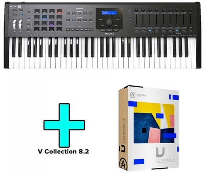 MIDI-клавиатура Arturia KeyLab 61 MkII Black Edition + V Collection 8.2