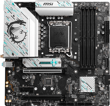 Материнська плата MSI GAMING PLUS B760M WIFI (s1700, Intel B760, PCI-Ex16)