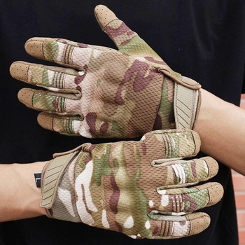 Літні тактичні рукавиці iTouch мультикам