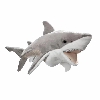 Игрушка на руку для кукольного театра Uni-Toys K00357 Акула Серый