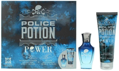 Набір для чоловіків Police Potion Power Парфумована вода 30 мл + Гель для душу 100 мл (679602148962)