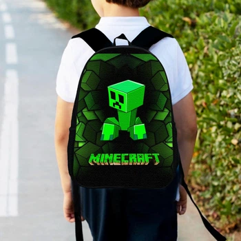 Рюкзак детский майнкрафт "Minecraft" 34х27 см,ранец городской с принтом для мальчика (0094)
