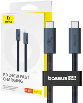 Kabel Baseus Explorer USB Type-A - USB Type-C 1 m Black (P10311803111-00)