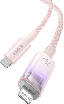 Kabel Baseus Explorer USB Type-C - Lightning 1 m Pink (CATS010204)