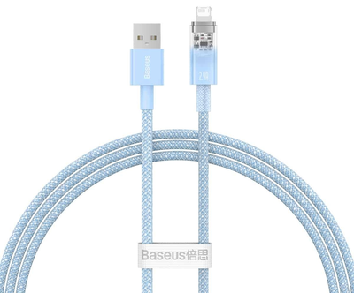 Kabel Baseus Explorer USB Type-A - Lightning 1 m Blue (CATS010003)
