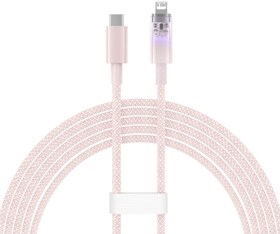 Kabel Baseus Explorer USB Type-C - Lightning 2 m Pink (CATS010304)