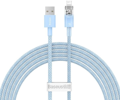 Kabel Baseus Explorer USB Type-A - Lightning 2 m Blue (CATS010103)