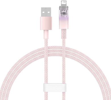 Кабель Baseus Explorer USB Type A - Lightning 1 м Pink (CATS010004)