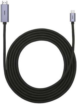Kabel Baseus High Definition USB Type-C - HDMI 1 m Black (WKGQ010001)
