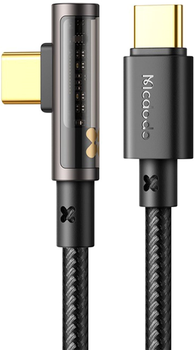 Кабель кутовий Mcdodo USB Type-C - USB Type-A 1.2 м Black (CA-3400)