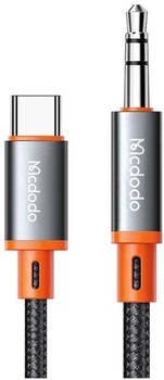 Kabel Mcdodo USB Type-C - mini jack 3.5 mm AUX 1.2 m Black (CA-0820)