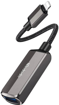 Адаптер Mcdodo 2в1 OTG Lightning - USB Type-C Black (CA-2690)