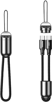 Kabel Remax Raython USB Type-C - USB Type-C 1.2 m Black (RC-140a)