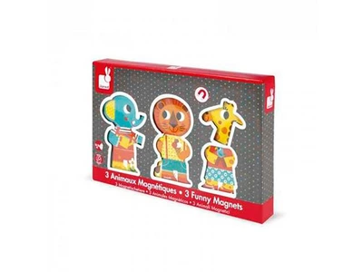 Игровые магнитные фигурки Животные в зоопарке, Janod, J08030