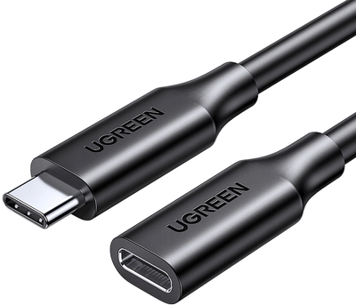 Kabel Ugreen USB Type-C - USB Type-C 0.5 m Black (6957303845743)