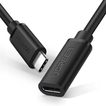 Kabel Ugreen USB Type-C - USB Type-C 0.5 m Black (6957303845743)