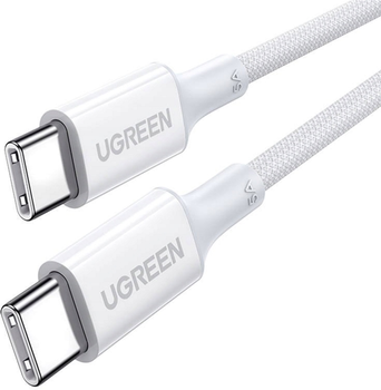 Кабель Ugreen USB Type-C - USB Type-C 1 м White (6941876212675)