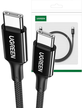 Кабель Ugreen USB Type-C - USB Type-C 1.5 м Black (6941876212767)