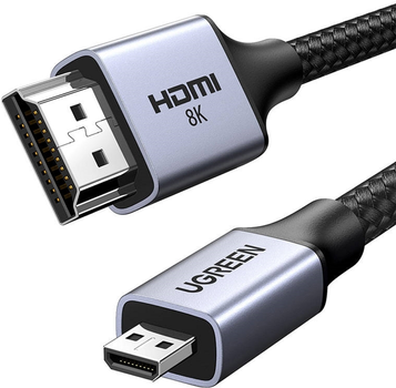 Kabel Ugreen micro-HDMI - HDMI 2 m Black (6941876215171)