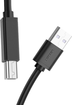 Kabel Ugreen USB Type-A - USB Type-B 10 m Black (6957303813742)