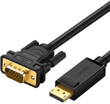 Kabel Ugreen DisplayPort - VGA 1.5 m Black (6957303812479)