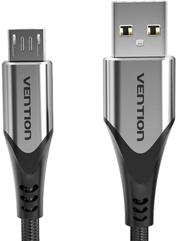 Кабель Vention USB Type-A - micro-USB 3 м Grey (6922794746992)
