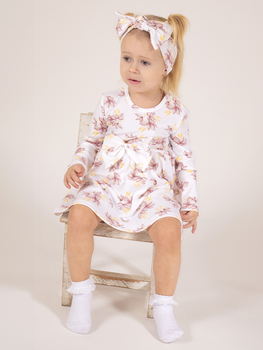 Дитяче боді-плаття для новонароджених для дівчинки Nicol 203160 62 см Різнокольорове (5905601025382)