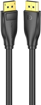 Кабель Vention DisplayPort - DisplayPort 1.5 м Black (6922794762060)