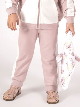 Дитячі спортивні штани для новонароджених для дівчинки Nicol 203278 74 см Бежеві (5905601027102)