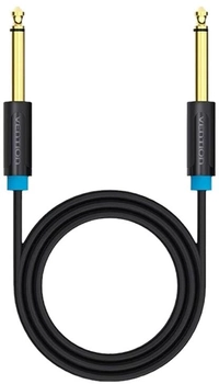 Kabel audio Vention 6.35 mm - 6.35 mm 10 m Black (6922794728554)