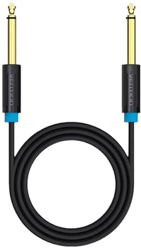 Kabel audio Vention 6.35 mm - 6.35 mm 5 m Black (6922794728530)