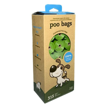 Пакети для уборки Earth Rated Poo Bags Пакеты для уборки собак 315 шт (20220100)