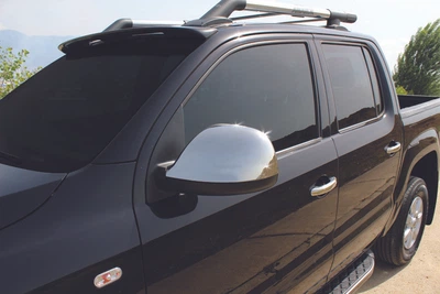 Накладки на дзеркала Carmos із нержавіючої сталі (2 шт) для Volkswagen Amarok 2010-2022 років.