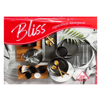 Серветка паперова барна 500 (шт.) "BLISS"