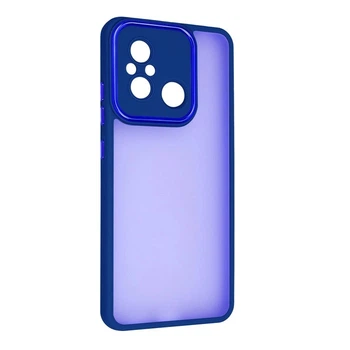 Чохол Fiji Lens для Xiaomi Redmi 12C матовий бампер із захистом блоку камер Blue