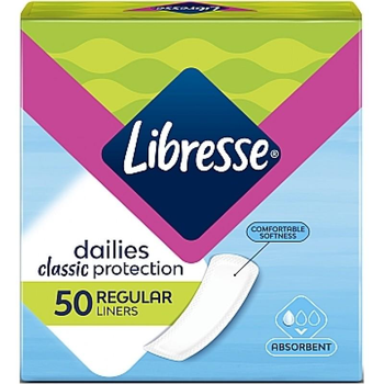 Щоденні гігієнічні прокладки Libresse Classic Regular 50 шт
