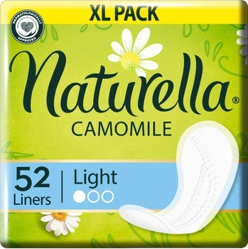 Ежедневные гигиенические прокладки Naturella Camomile Light 52 шт