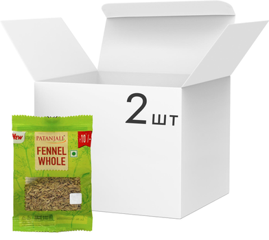 Упаковка фенхелю Patanjali насіння 20 г х 2 шт (AADJ230014)