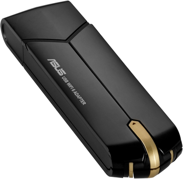 Мережевий адаптер ASUS USB-AX56 AX1800 USB 3.0 з подовжувачем-підставкою (90IG06H0-MO0R00)