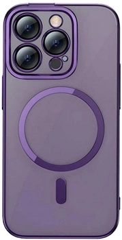 Etui + szkło hartowane Baseus Glitter Magnetic with Cleaning Kit do Apple iPhone 14 Pro Purple (ARMC010805)