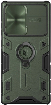Etui Nillkin CamShield Armor do Samsung Galaxy S22 Ultra Green (6902048235496)